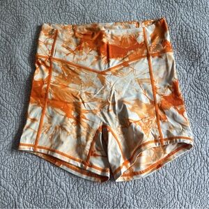 Balance Athletica Orange Tie-Dye Women's Shorts